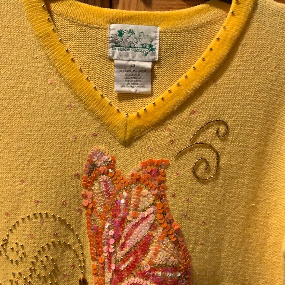 Quacker Factory XS with Embellished Butterfly